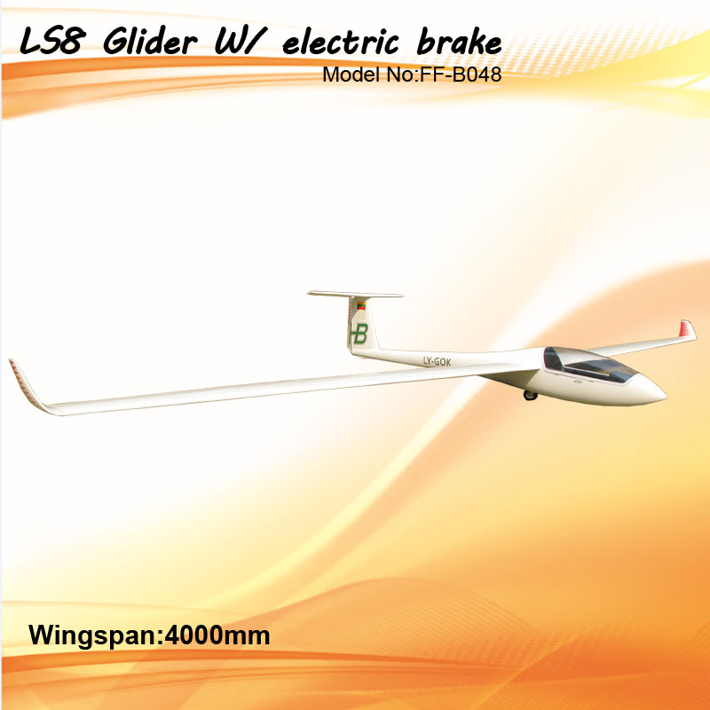 LS8 Glider W/ electric brake _KIT W/Retract gear